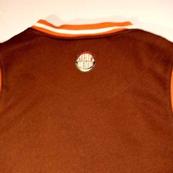 HARLEM GLOBETROTTERS Jersey  Youth M (12-14)  Platinum FUBU  Decals  Brown  GUC - Picture 10 of 12